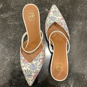 Malone Souliers Floral kitten heels